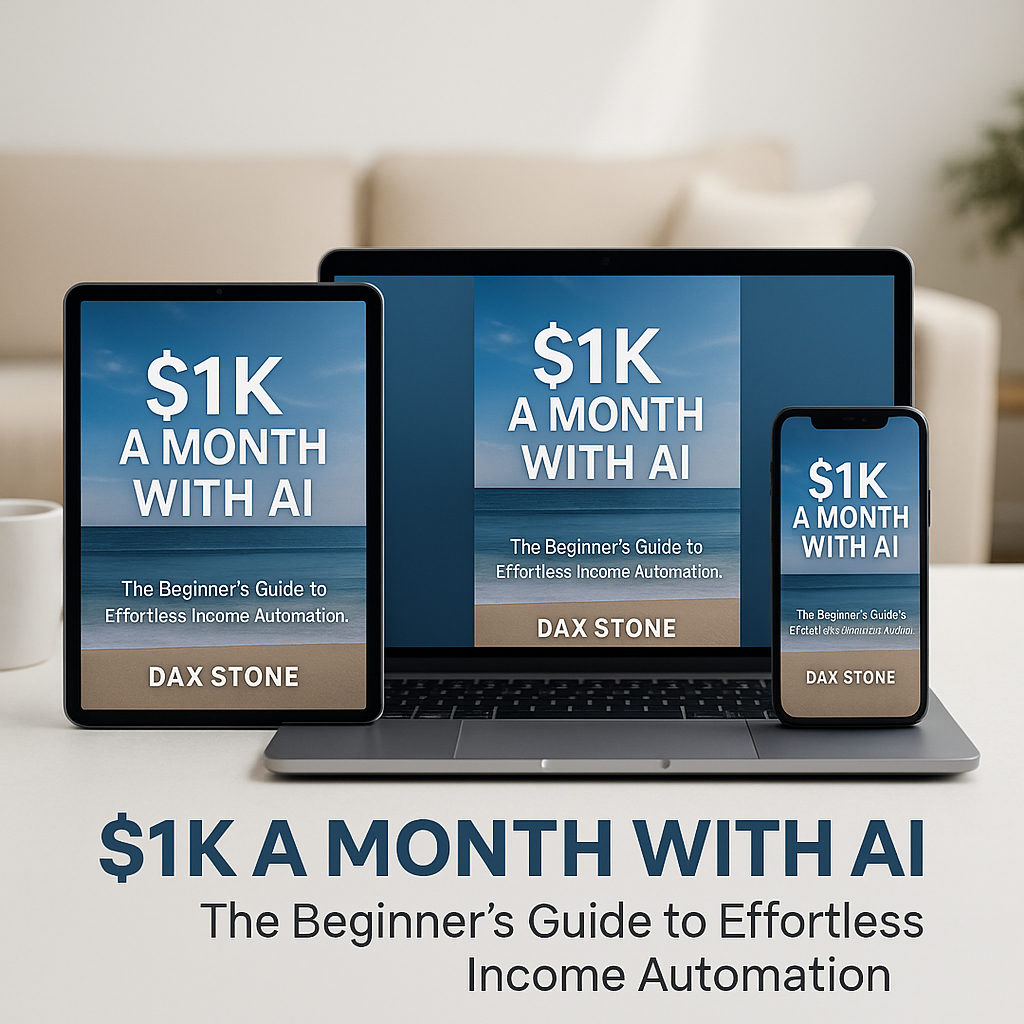 $1K a Month with AI: The Beginner’s Guide to Effortless Income Automation