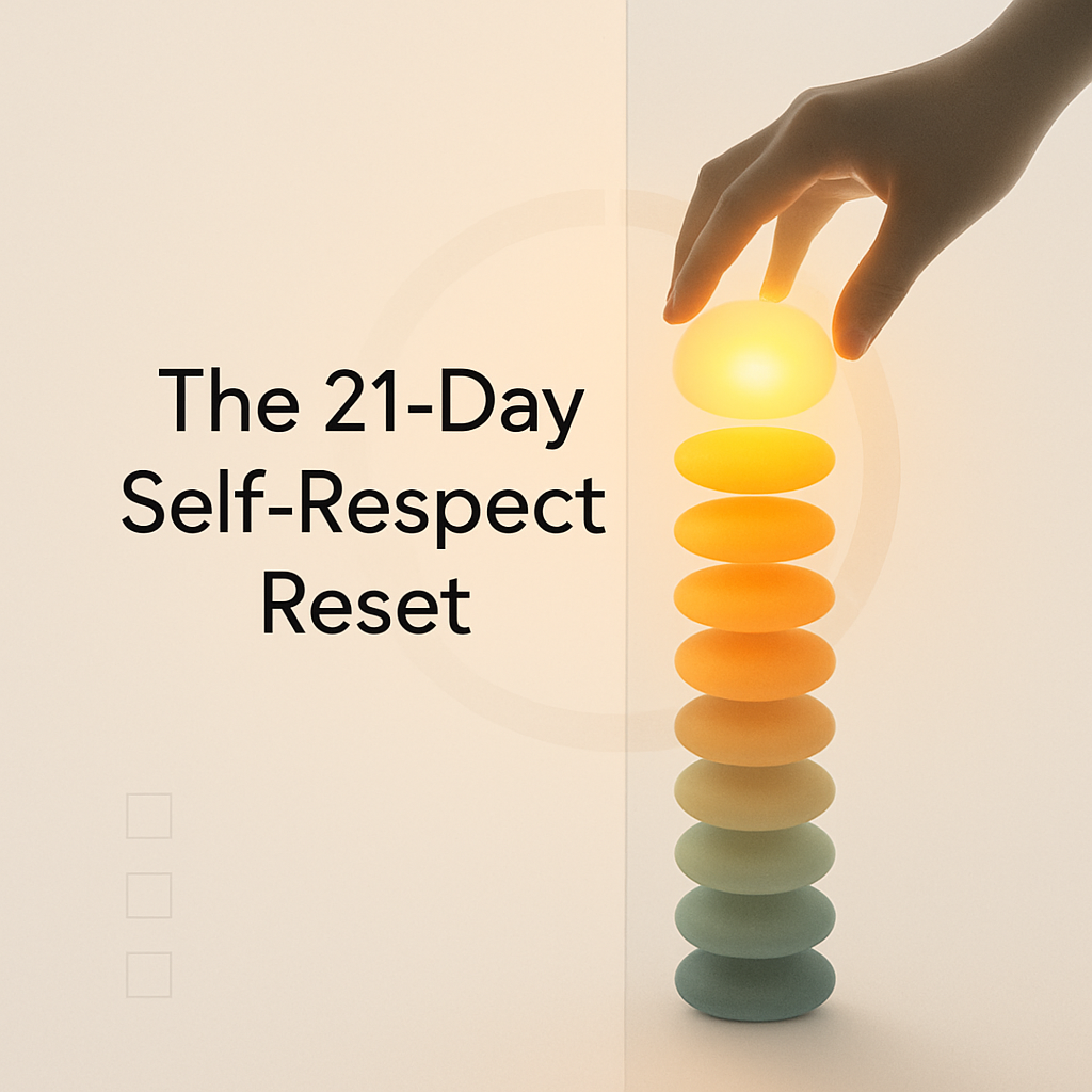 The 21-Day Self-Respect Reset - End Self-Sabotage, Keep Promises to Yourself, and Build Unshakeable Inner Discipline