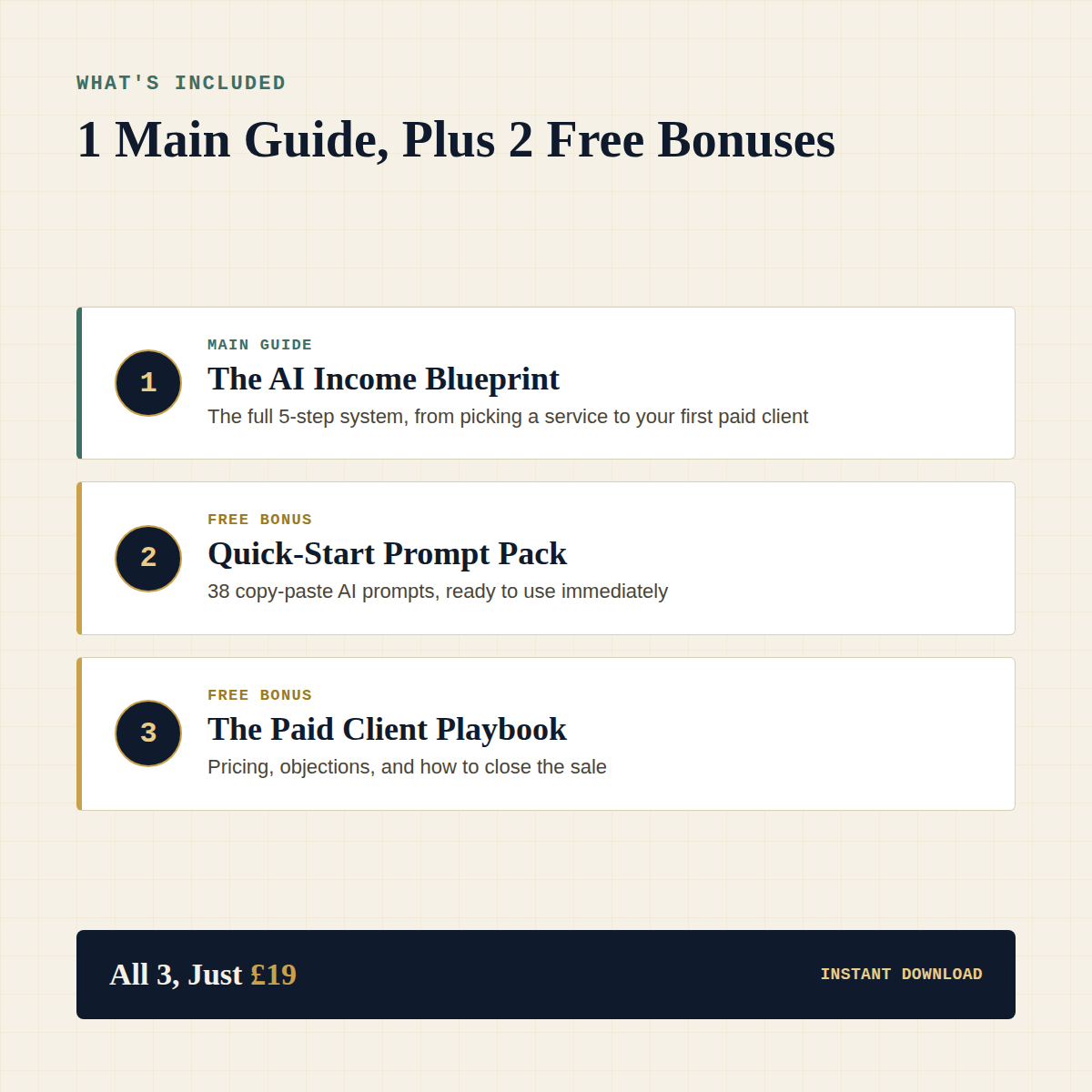 The AI Income Blueprint, Make £500–£1,000/Month With AI (+2 Free Bonuses)