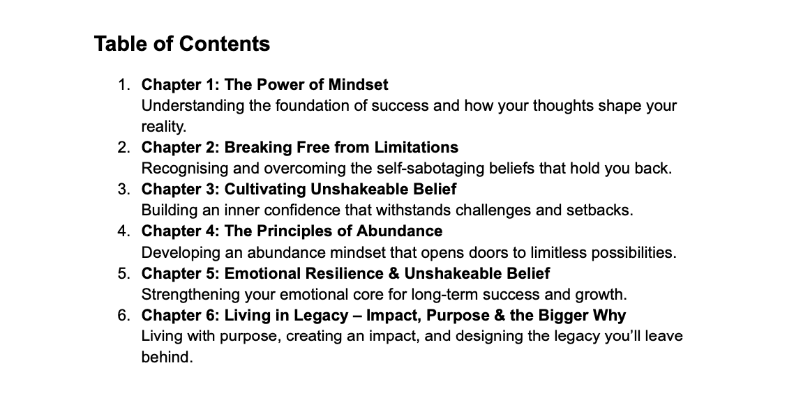 Becoming Unshakeable - Build the Mindset for Wealth, Freedom & Legacy