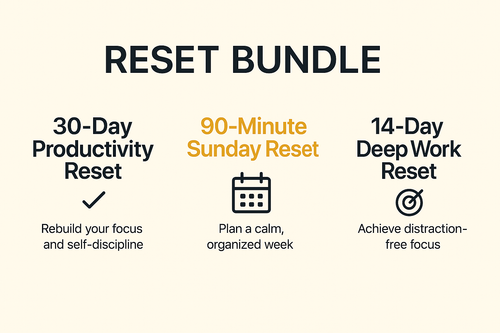 Rebuild Your Focus and Discipline in 30 Days — Even If You’ve Tried Everything Before